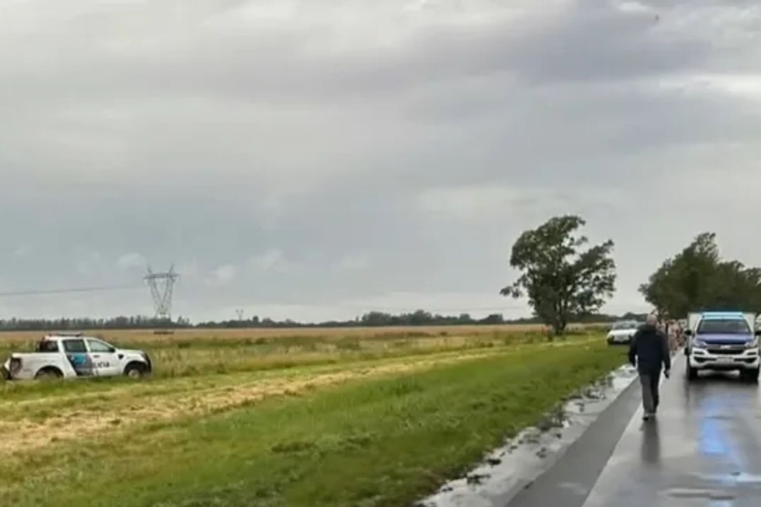 Autopista Rosario-Buenos Aires: tres policías murieron tras ser atropellados por un camión