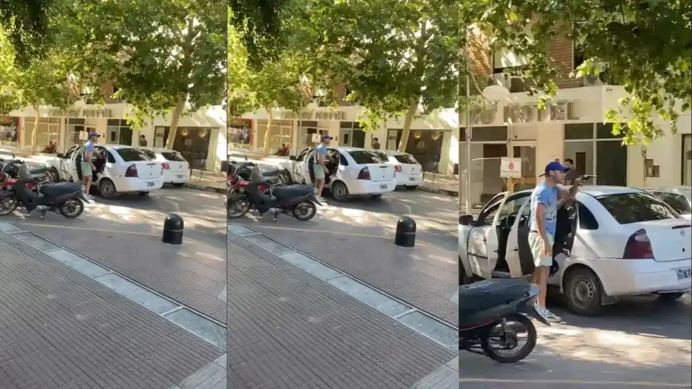 Un hombre sacó un arma tras una discusión de tránsito en San Luis. 