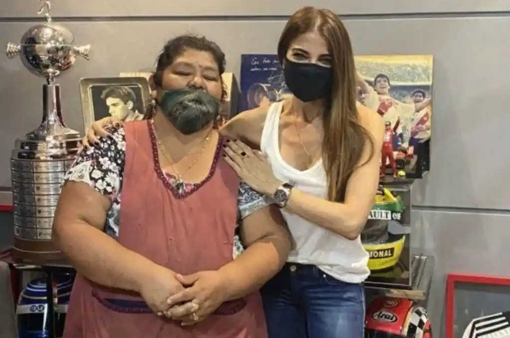 Zulemita Menem se reunió con la mujer que la ayudó a recuperar el anillo de su padre