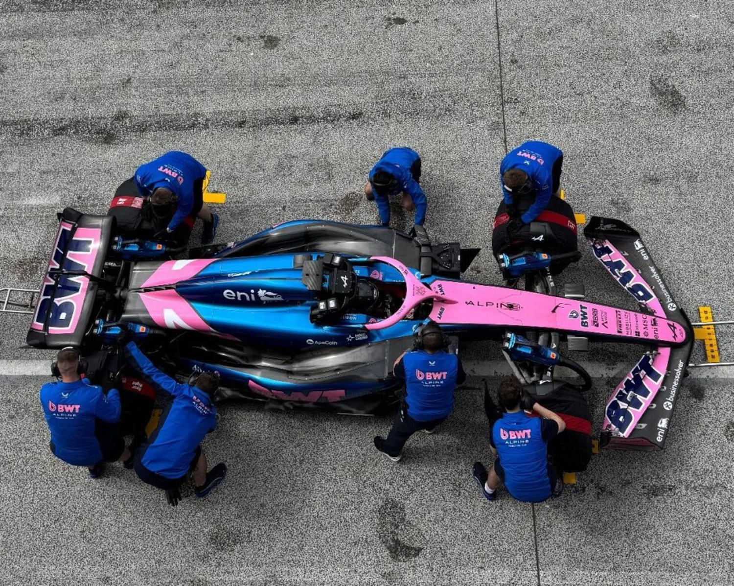 un piloto de Alpine