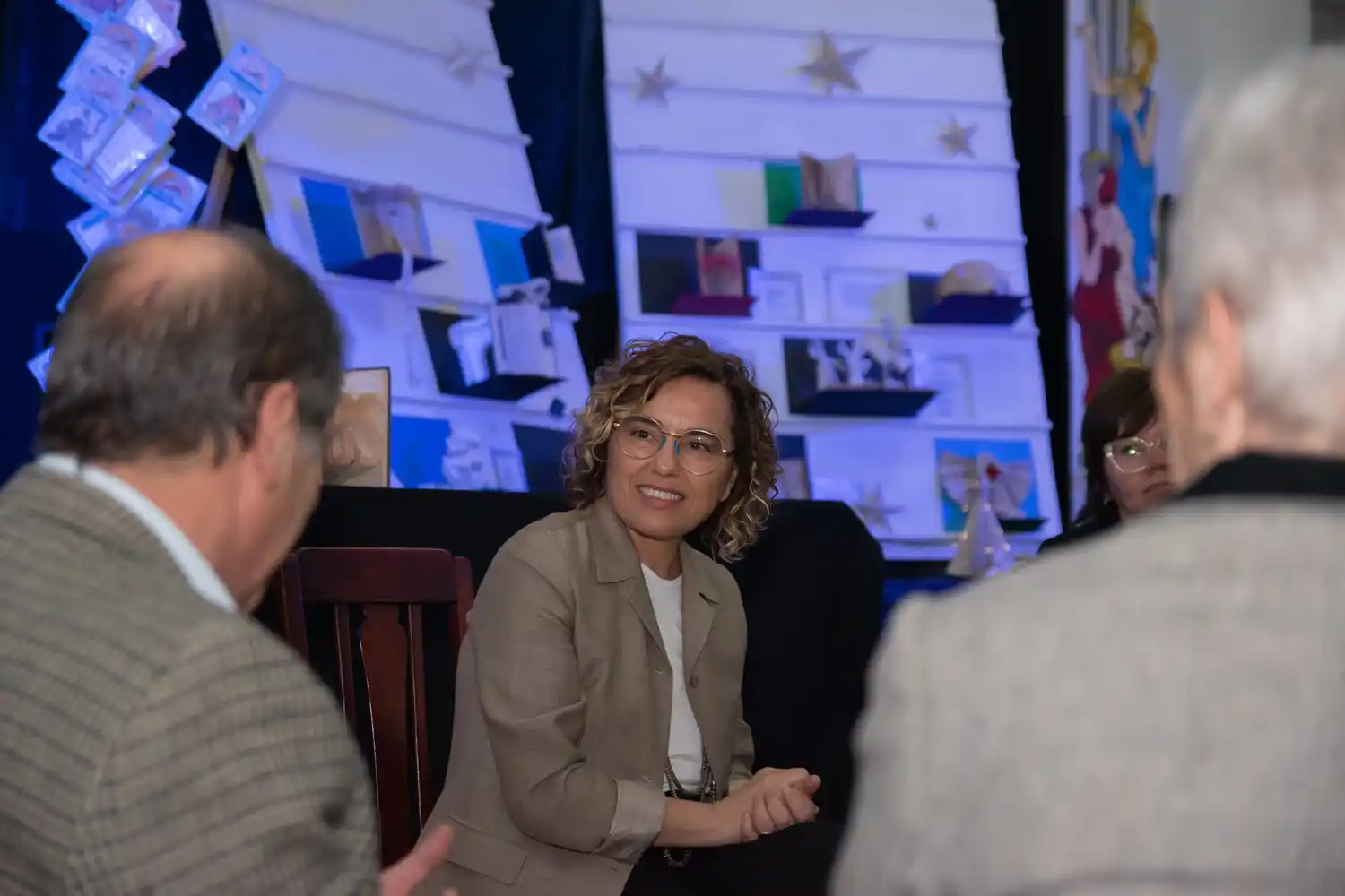 Josefina Giglio en el cierre de La Feria del Libro de la Biblioteca Sarmiento