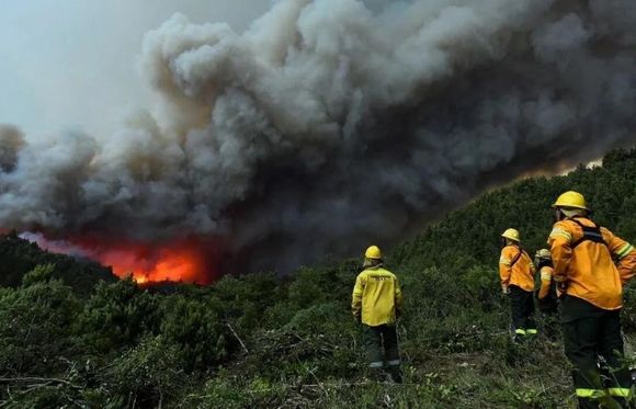 Continúa el incendio en el Parque Nahuel Huapi: el fuego ya consumió casi 6000 hectáreas