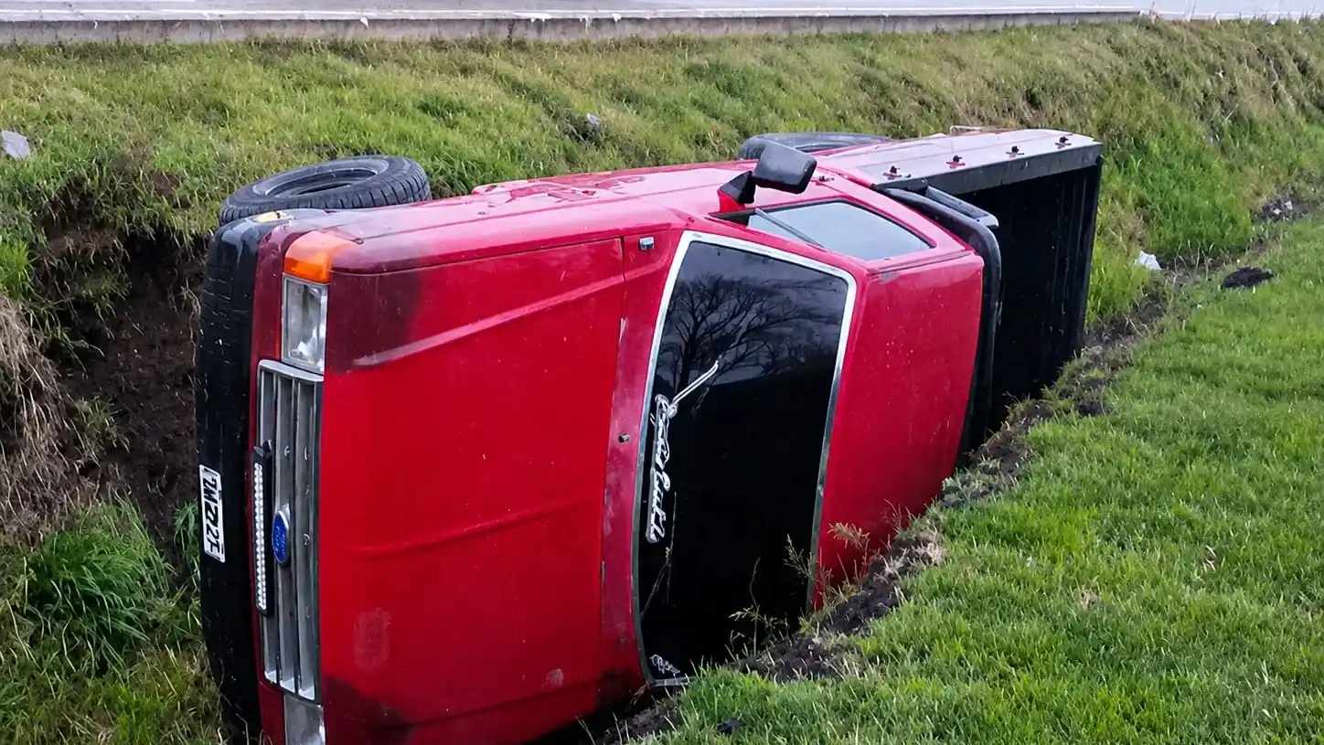 El rodado involucrado en el siniestro ocurrido en la vecina ciudad en la mañana de hoy