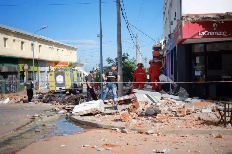 Derrumbe fatal en Mar del Plata