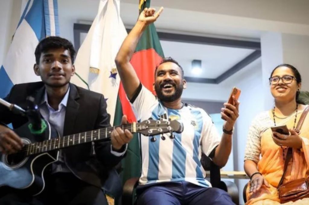 Dulce de leche, alfajores y mate en la inauguración de la nueva embajada argentina en Bangladesh