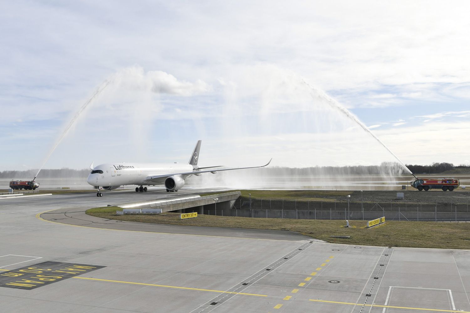 La tripulación de Lufthansa regresó a Múnich después del vuelo récord a las Islas Malvinas