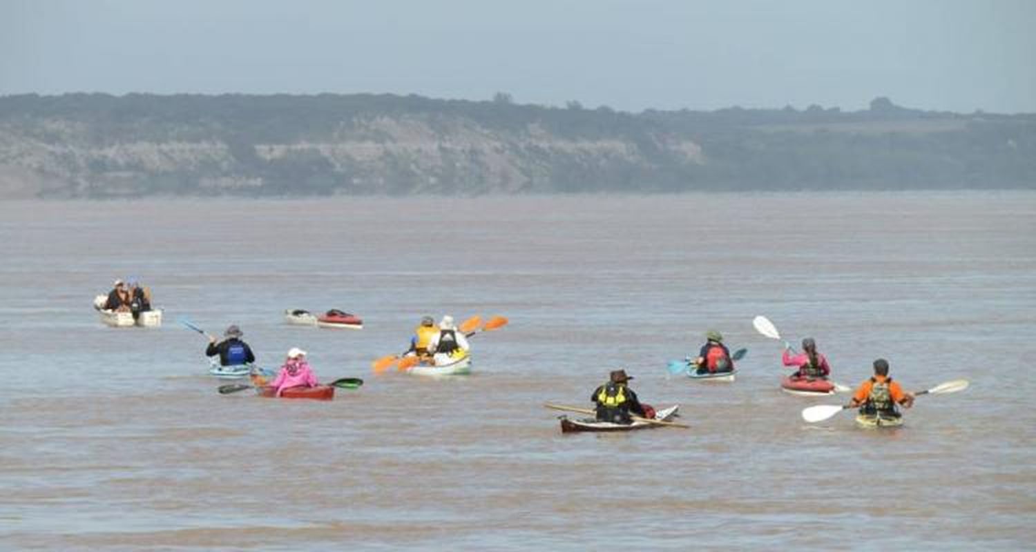 Kayakistas sampedrinos se suman a la primera “Remada por los Ríos”