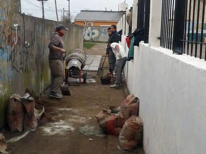 Se llevan a cabo mejoras en el barrio 9 de Julio