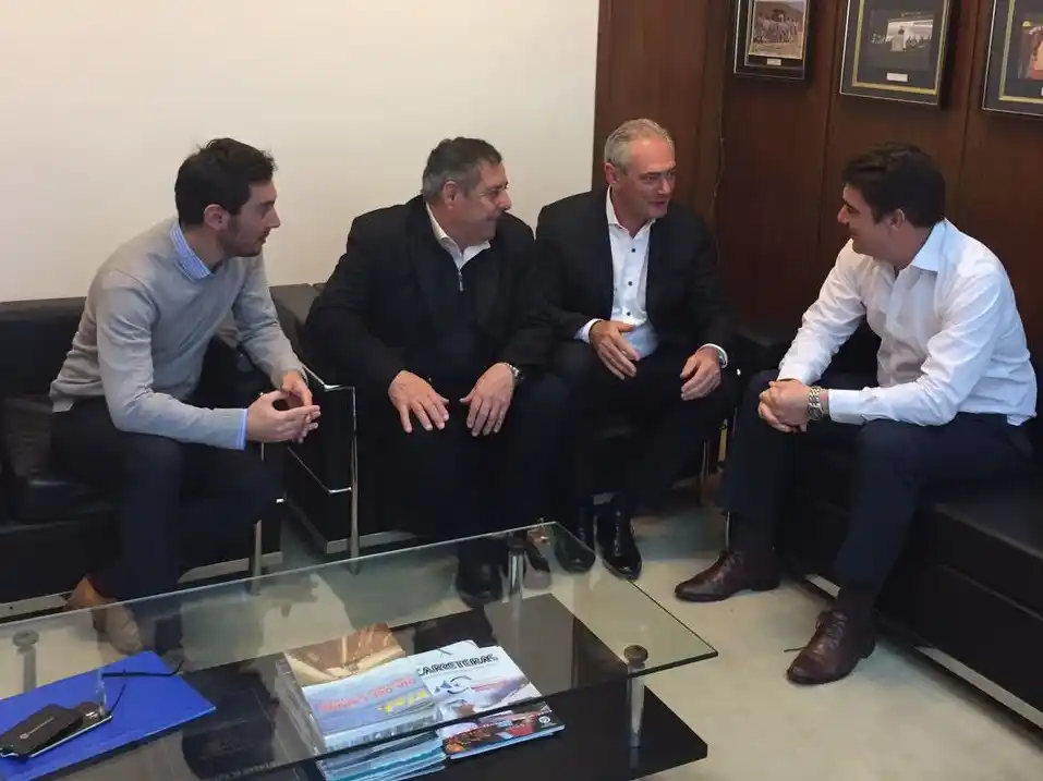 De Ángeli se reunió con Vialidad Nacional por rutas en Entre Ríos