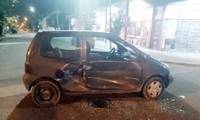 Accidente en pleno centro de la ciudad