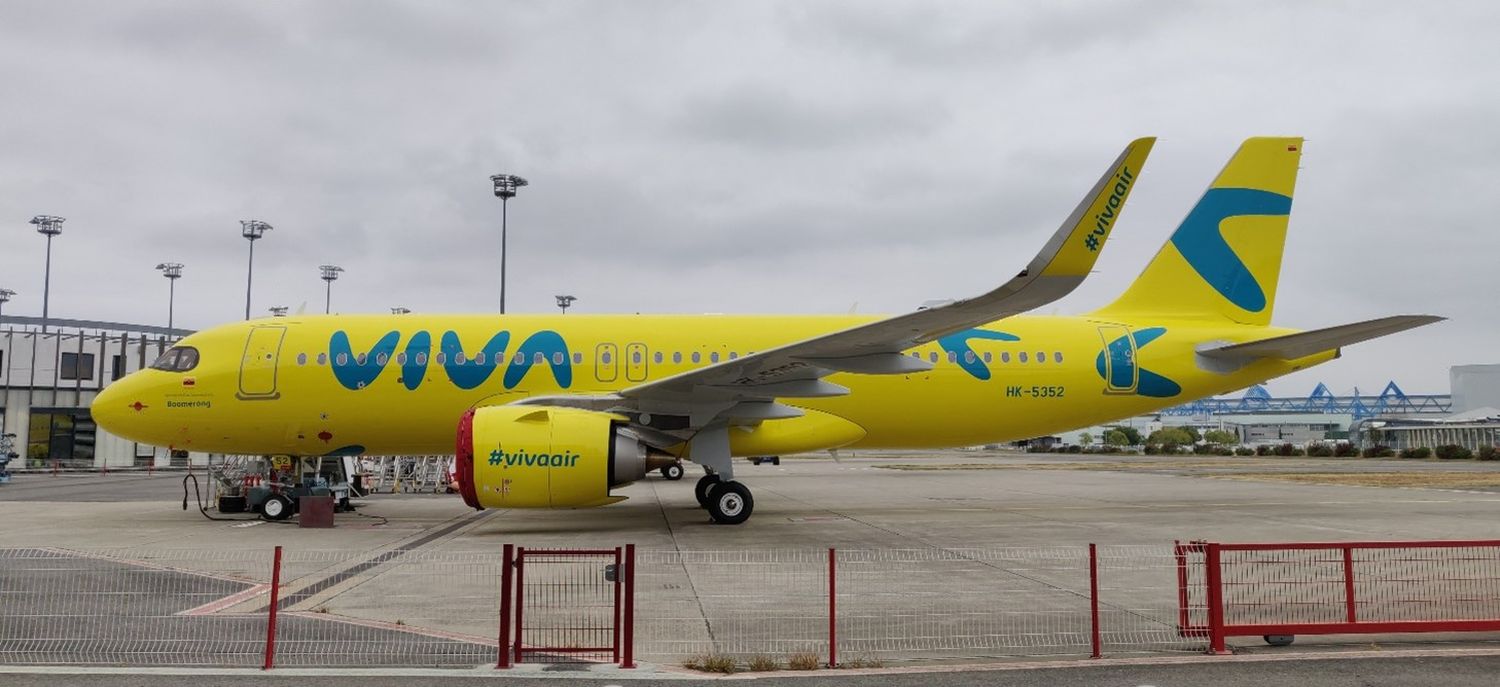 Waffles en camino, el quinto Airbus A320neo se incorpora a la flota de Viva Air