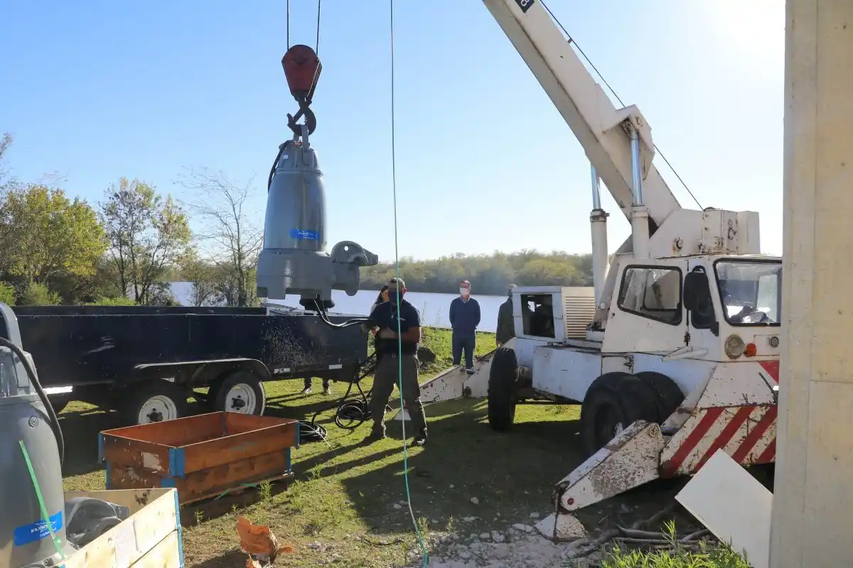 El Municipio aseguró que a partir de dos nuevas bombas "se fortaleció el servicio de agua en todos los hogares"