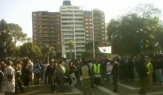 Protesta de UOCRA