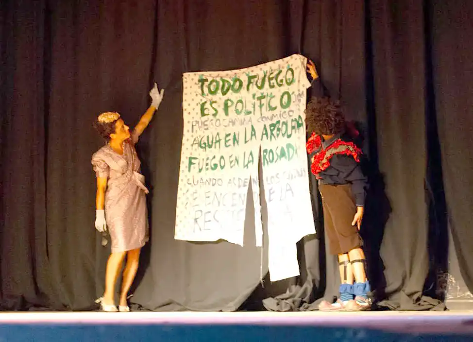 Espectáculo solidario. Se llevó a cabo en “Salta la térmica”
