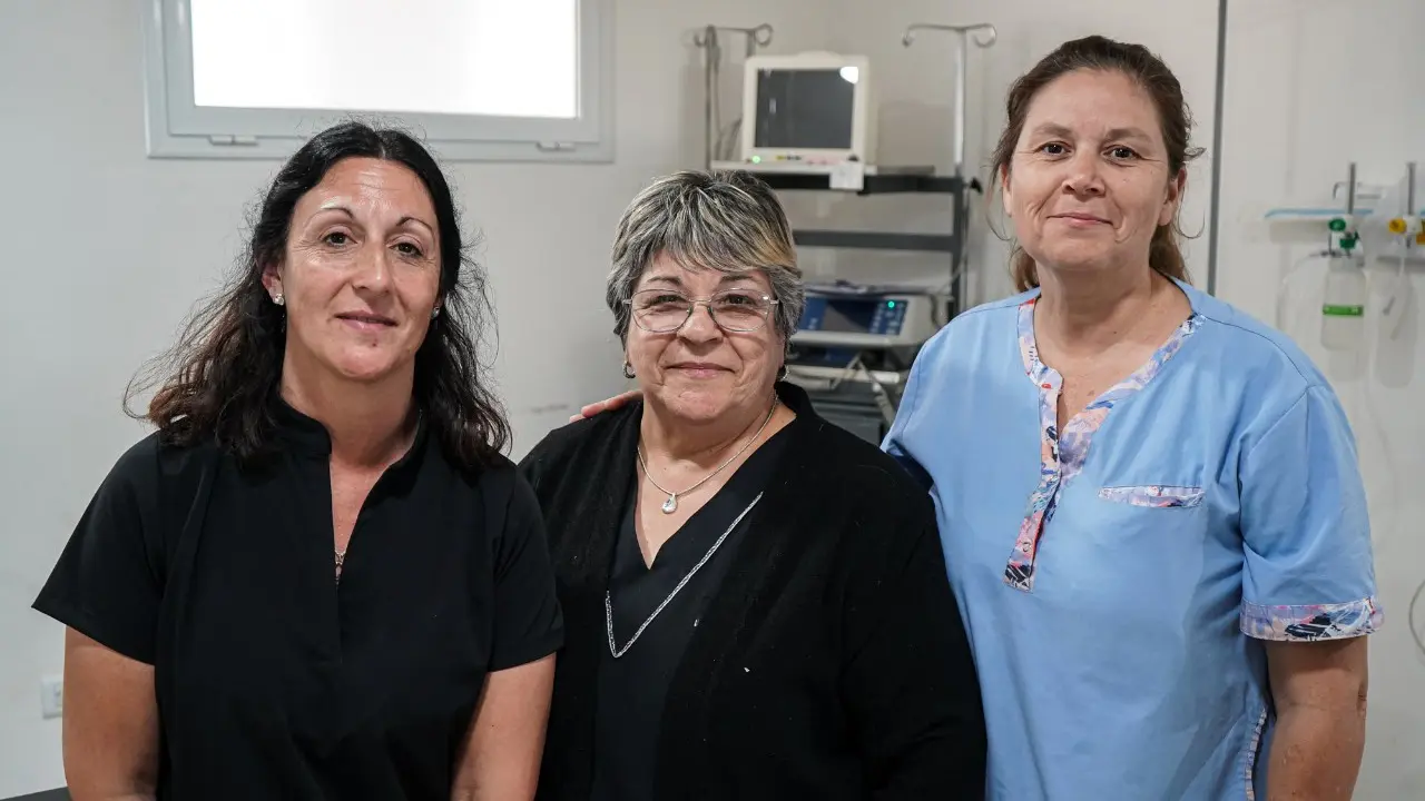 Enfermeras del Hospital. Contaron su experiencia en la profesión en el Irurzun