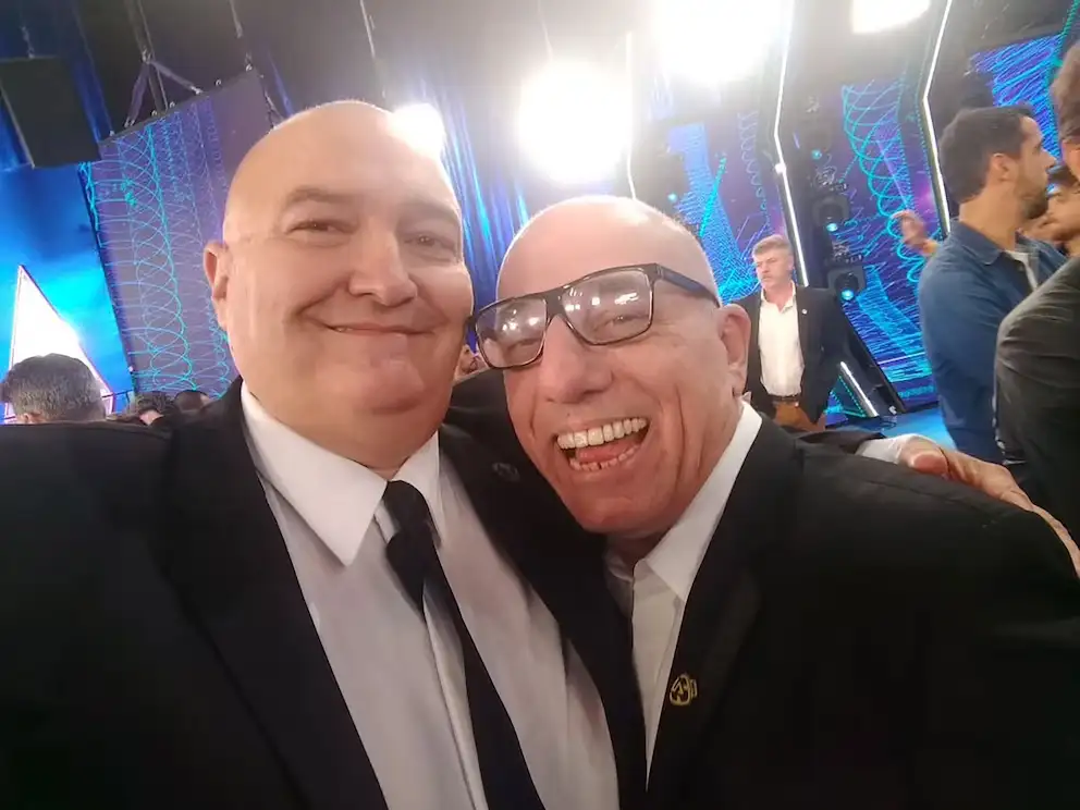Larry de Clay y Toti Ciliberto, grandes amigos y compañeros