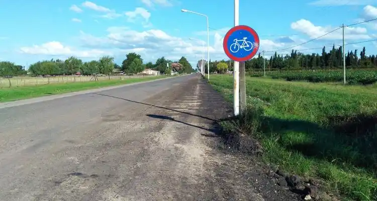 Avanza la bicisenda en Lucio Mansilla