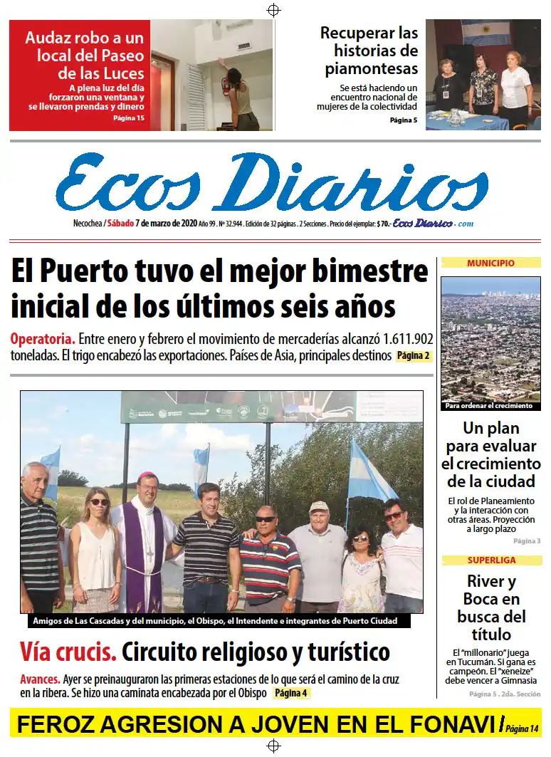 Tapa del 7 de marzo de 2020
