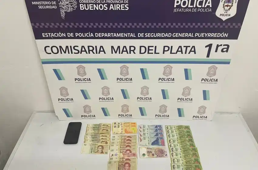 Robó un local en el centro, fue perseguido y detenido