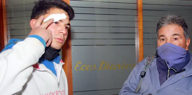 Padre e hijo se quejaron de maltrato policial