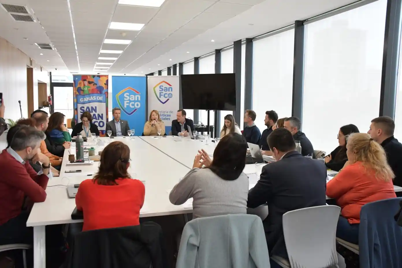 La Unidad Ejecutiva de Municipios Unidos por la Niñez y Adolescencia (Muna) se reunió en Tecnoteca.