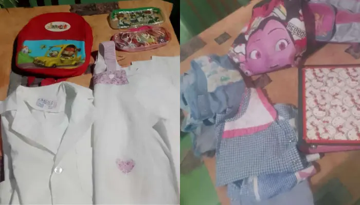 El centro Pequeños Gigantes agradece la donación de guardapolvos y útiles escolares