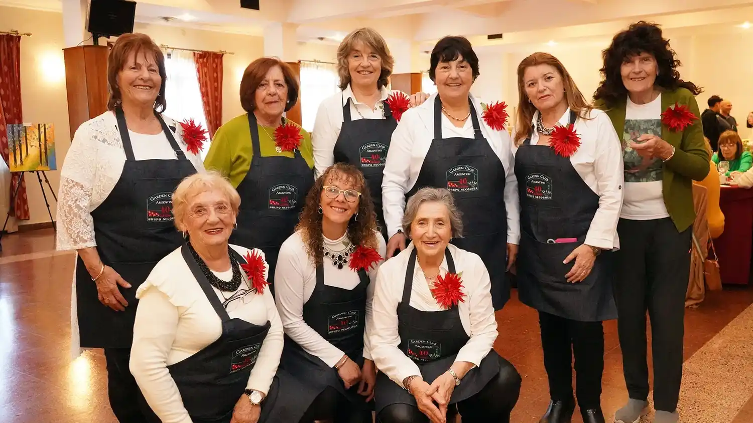 Té solidario. Preparan las integrantes del Garden Necochea
