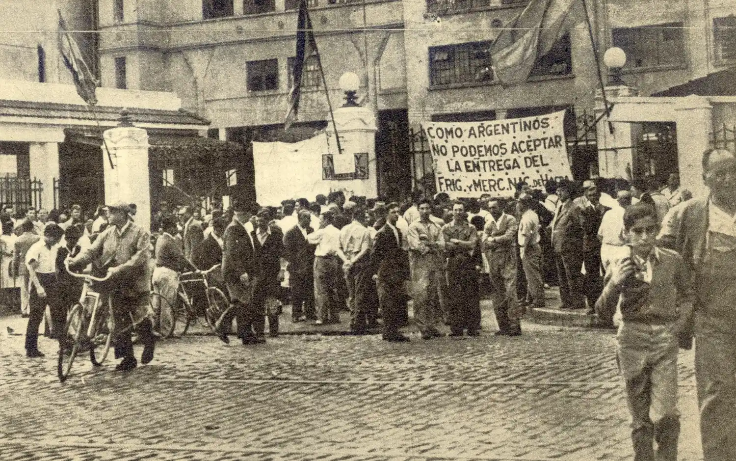 toma del frigorífico Lisandro de la Torre en 1959