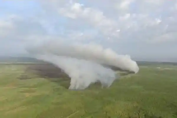 Incendio en la reserva de Punta Lara: "El fuego está controlado y no hay heridos"