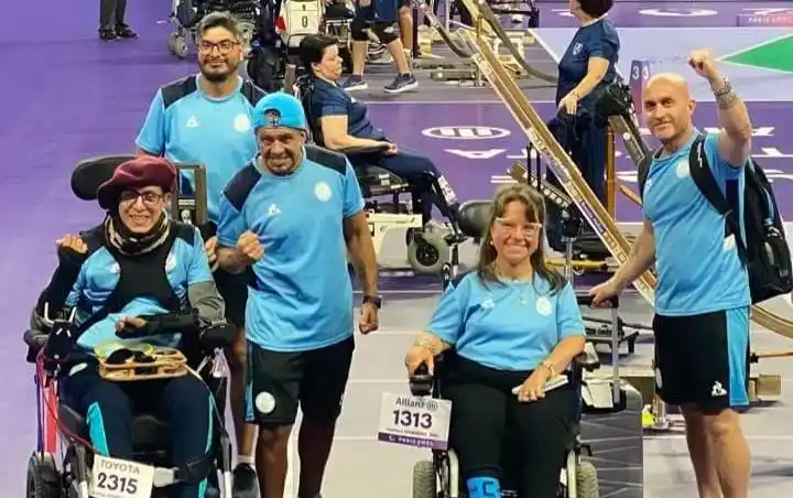 El equipo argentino que buscará la primera medalla de la historia para la boccia en los Juegos Paralímpicos.