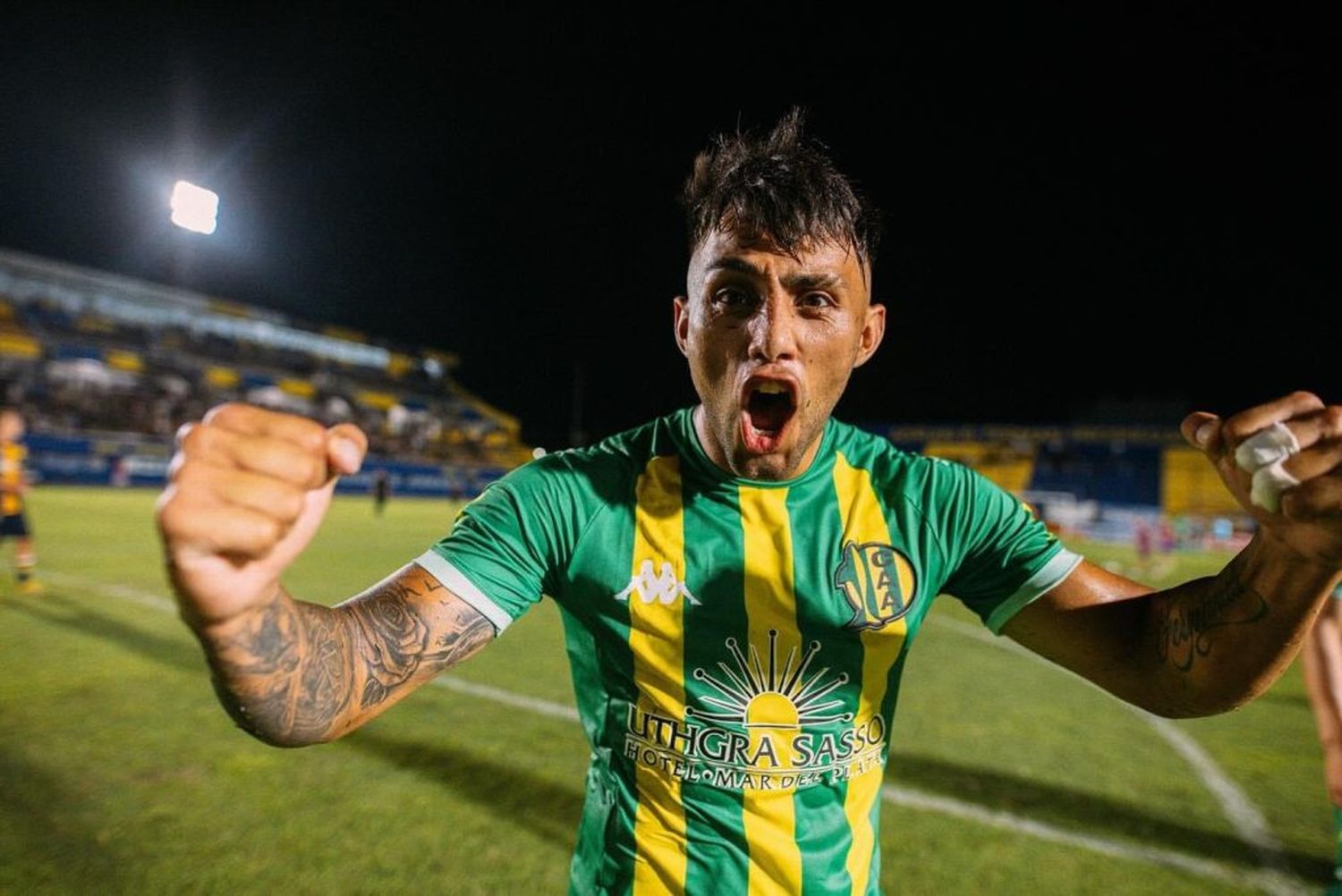 Rodrigo González, lateral de Aldosivi (Foto: Prensa Aldosivi)