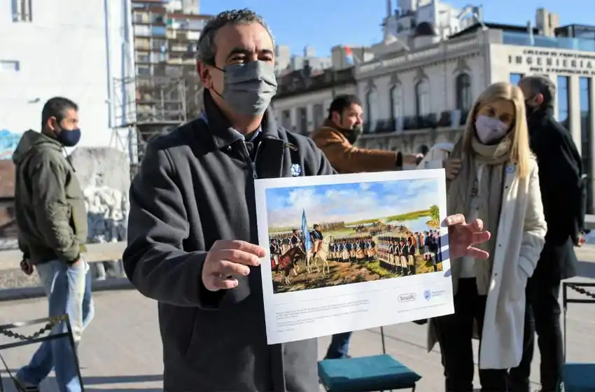Rosario tendrá un mural para homenajear a Manuel Belgrano