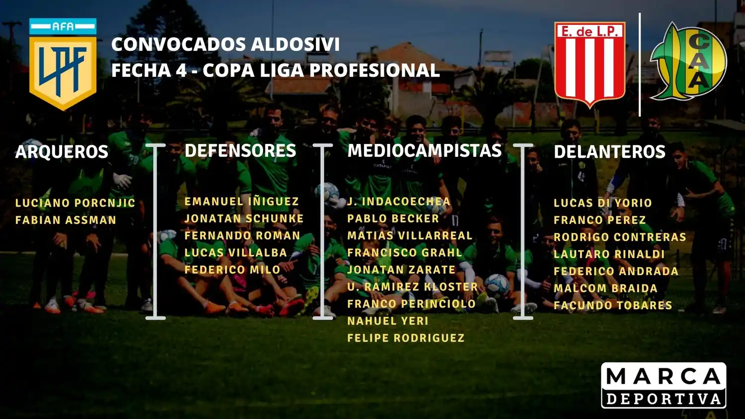 Aldosivi recupera jugadores para jugar ante Estudiantes