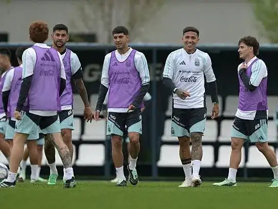 El último entrenamiento de Argentina antes de viajar a Córdoba.
