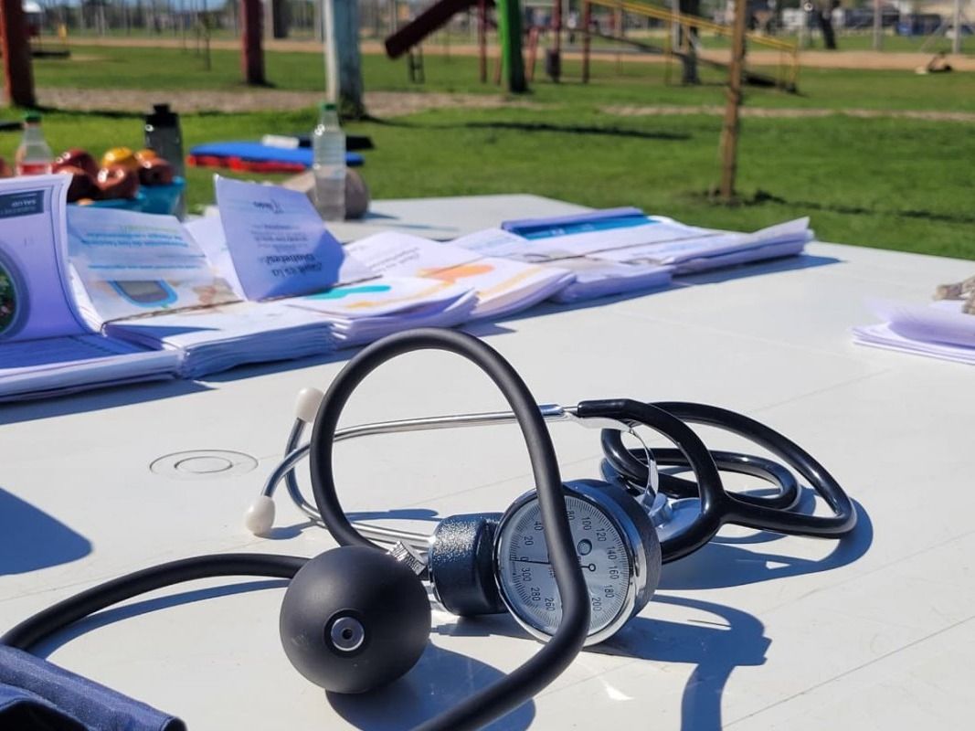 Por el Día Mundial del Corazón, desarrollaron una actividad en el barrio Cuchilla