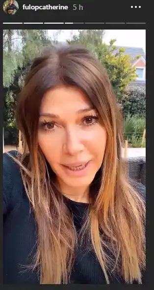 La mañana del lunes, Catherine Fulop hizo el anuncio en Instagram