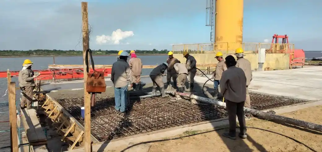 Avanzan las obras de reacondicionamiento del puerto nuevo