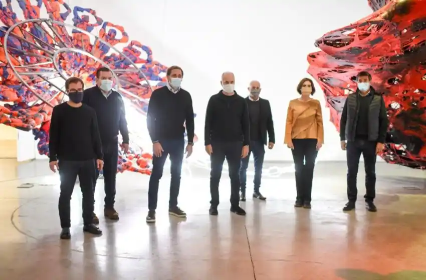 Montenegro tuvo una agitada agenda en Capital Federal y se mostró junto a Larreta