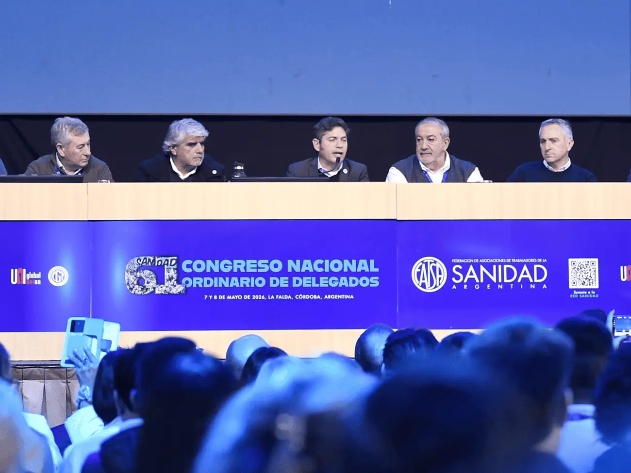 Kicillof en el Congreso de la Sanidad