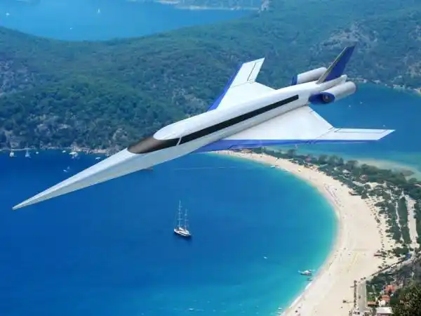 AVIÓN SUPERSÓNICO: en dos horas de América a Europa