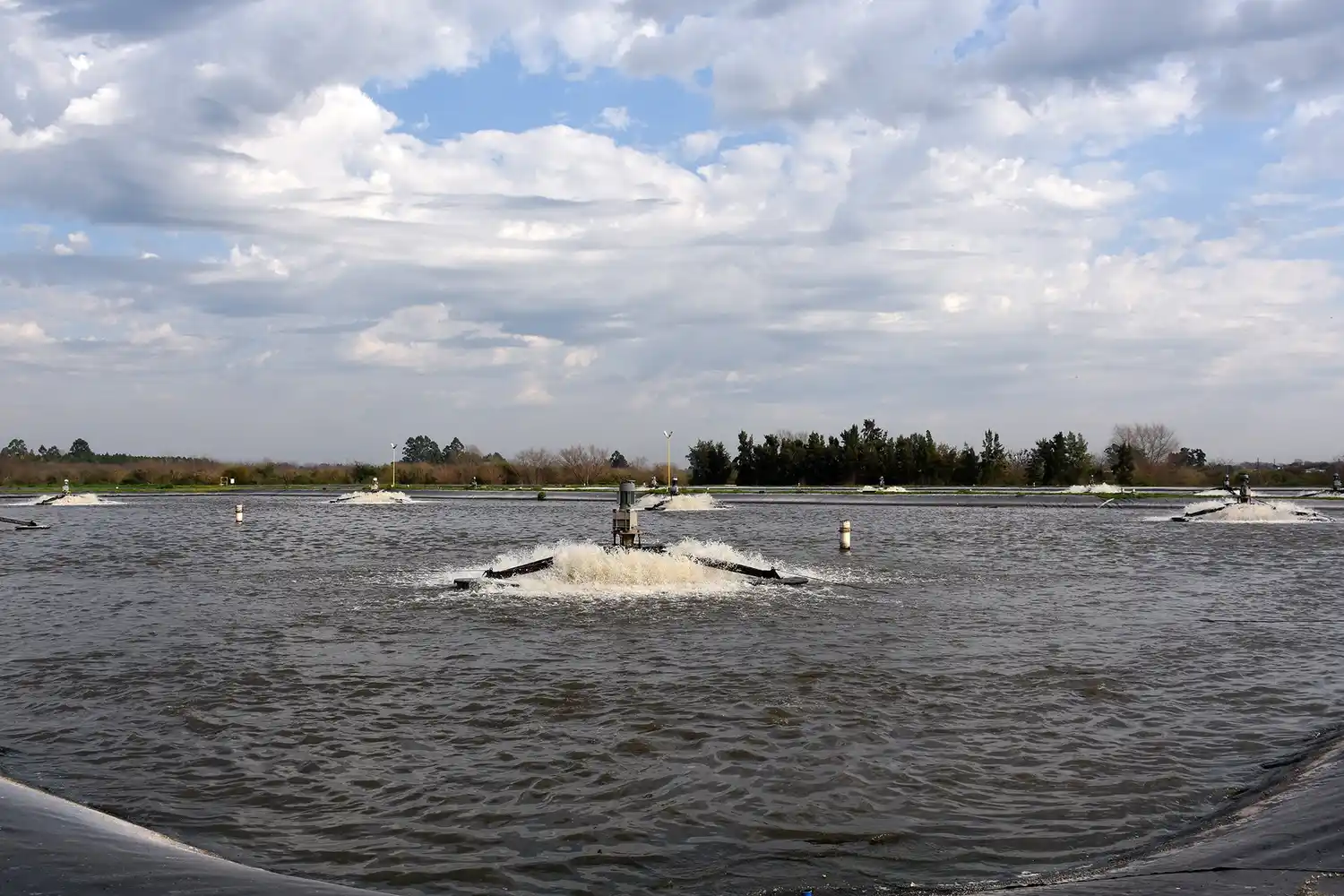 Se realizó una visita de obra a la planta de líquidos cloacales de Gualeguaychú