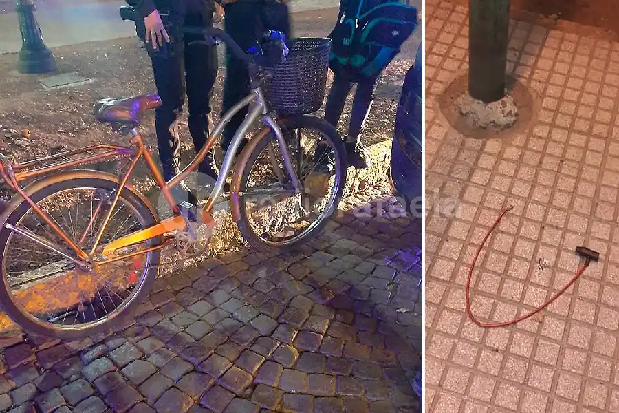 Dos chicos de 12 años se robaron una bicicleta, pero los atraparon