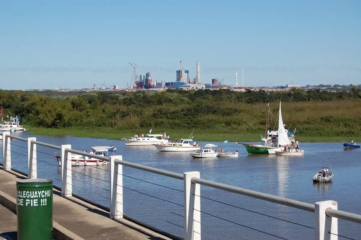 Proyectan instalar otra papelera sobre el río Uruguay frente a las costas entrerrianas