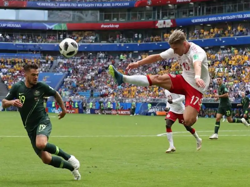 Dinamarca y Australia empataron 1-1
