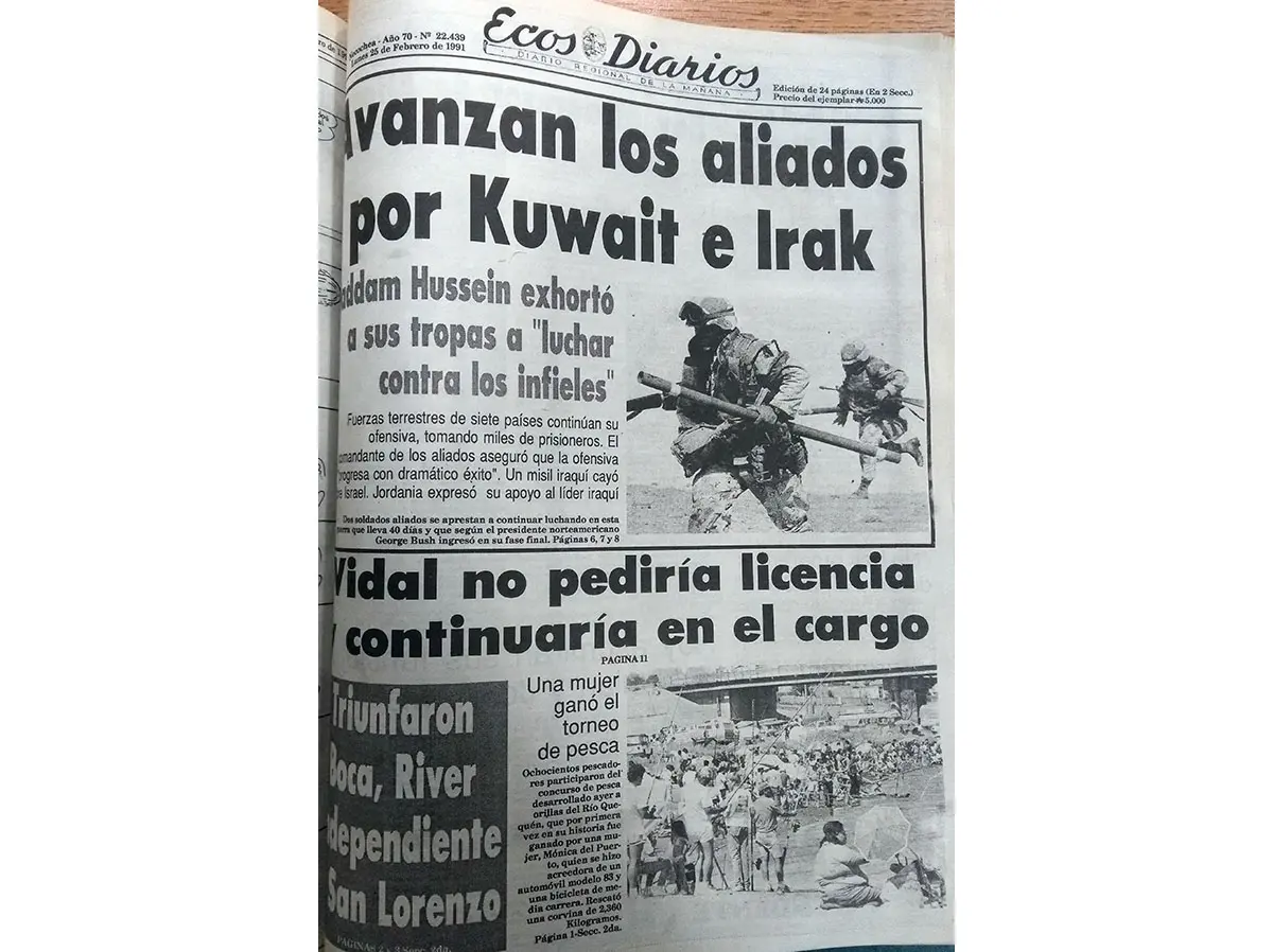 Lunes 25 de febrero de 1991
