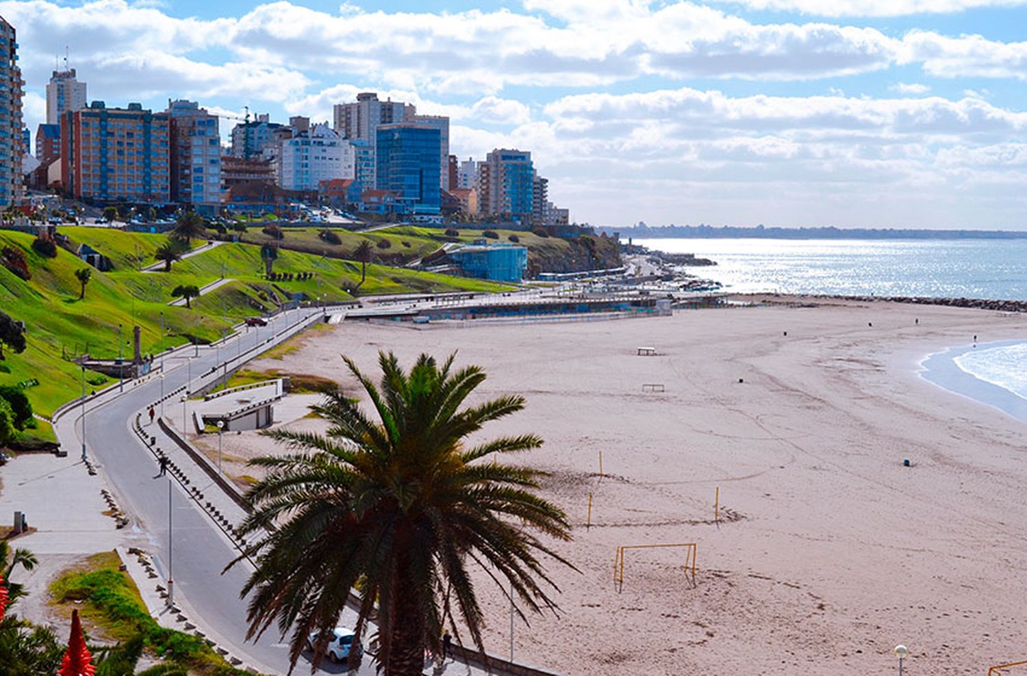 Antes de las tormentas, un miércoles espectacular en Mar del Plata