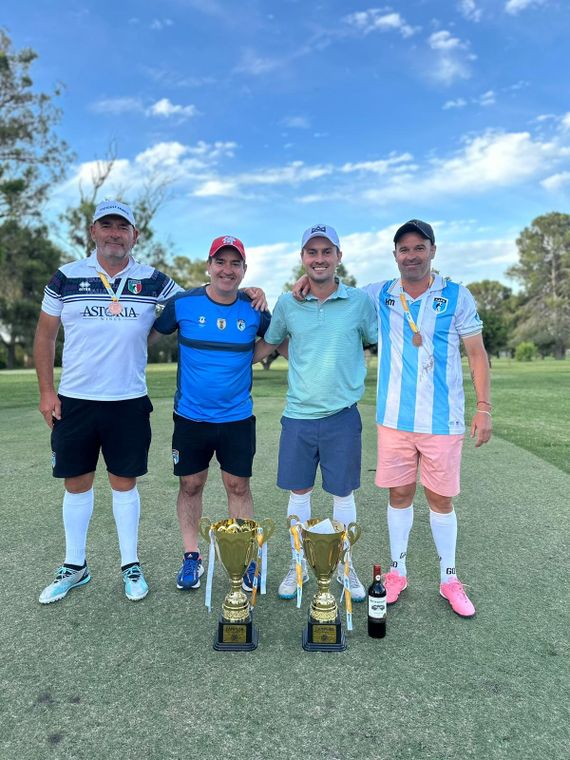 Los tandilenses descollaron en el footgolf en Uruguay