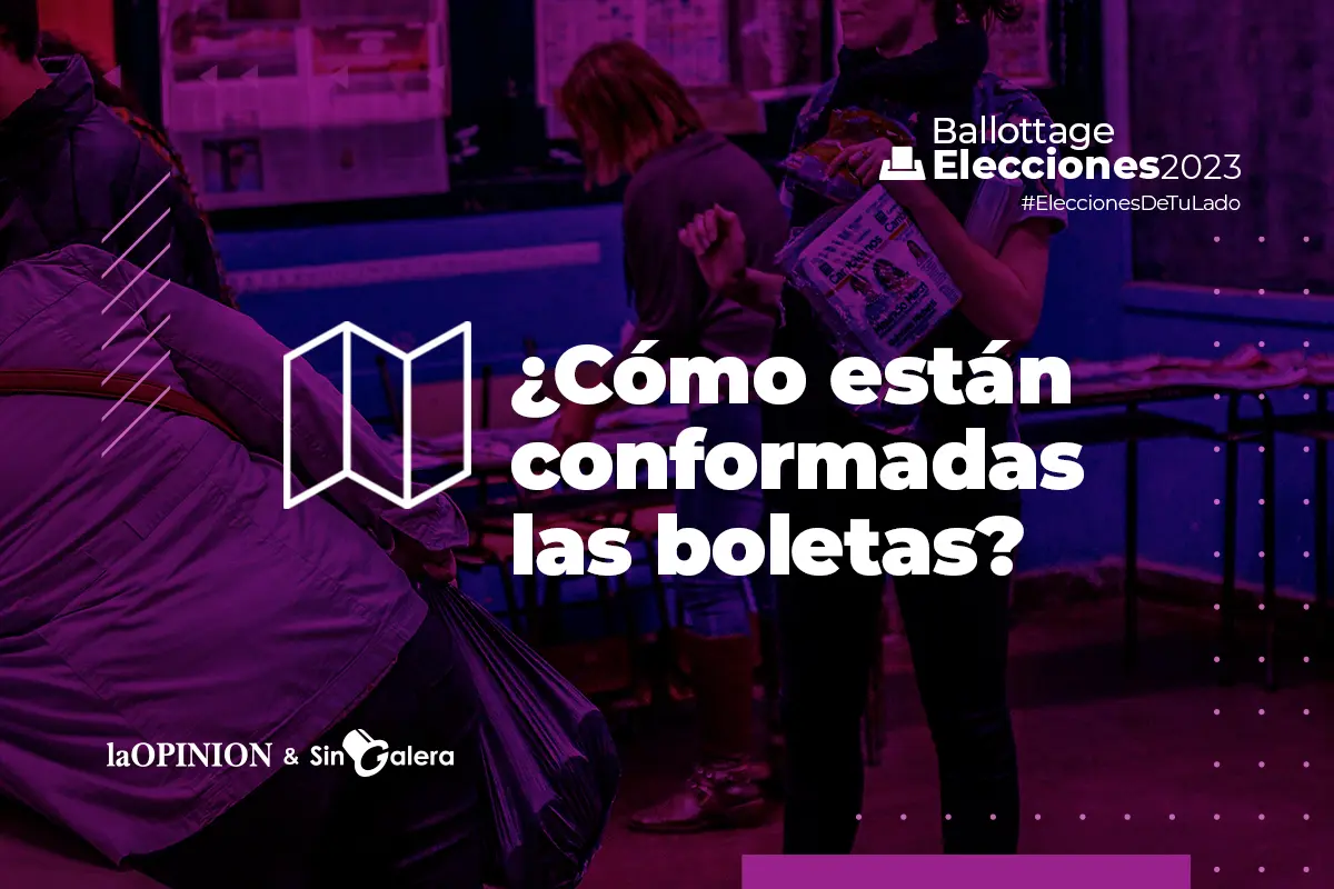 Massa o Milei: qué boletas voy a encontrar en el cuarto oscuro