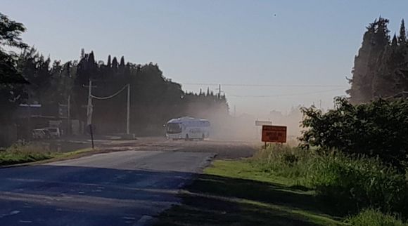 Repavimentación de ruta 1001: advierten sobre los riesgos de transitar por la zona de Río Tala