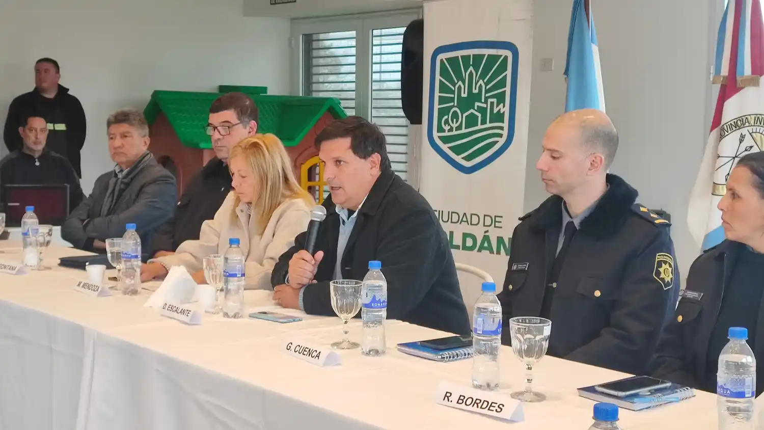 Encuentro de seguridad en Rodán.